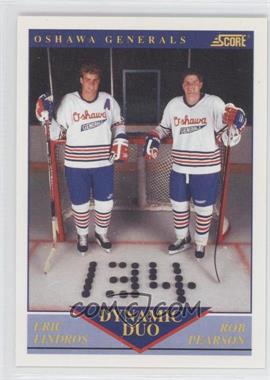 1991-92 Score Canadian - [Base] - Bilingual #385 - Eric Lindros, Rob Pearson