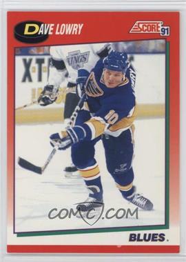 1991-92 Score Canadian - [Base] #149 - Dave Lowry