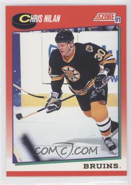 1991-92 Score Canadian - [Base] #197 - Chris Nilan