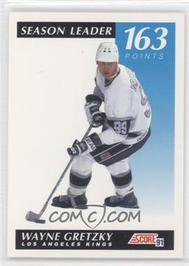 1991-92 Score Canadian - [Base] #296 - Season Leader - Wayne Gretzky