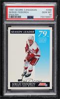 Season Leader - Sergei Fedorov [PSA 10 GEM MT]