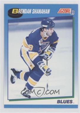 1991-92 Score Canadian - [Base] #588 - Brendan Shanahan