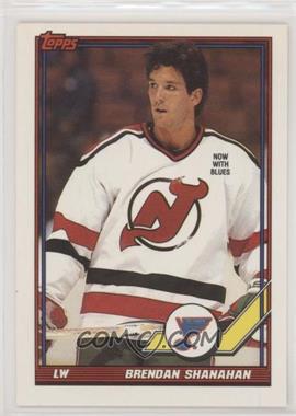 1991-92 Topps - [Base] - Blank Back #140 - Brendan Shanahan