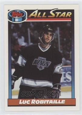 1991-92 Topps - [Base] - Blank Back #260 - Luc Robitaille