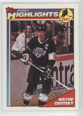 1991-92 Topps - [Base] #201 - Wayne Gretzky