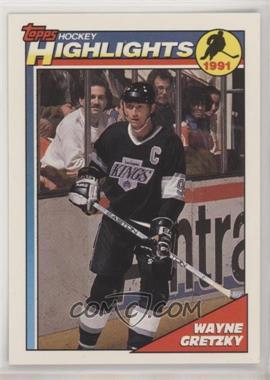 1991-92 Topps - [Base] #201 - Wayne Gretzky