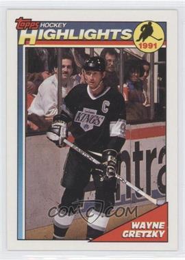 1991-92 Topps - [Base] #201 - Wayne Gretzky