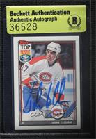 John LeClair [BAS Beckett Auth Sticker]