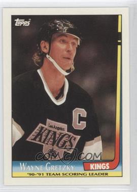 1991-92 Topps - Team Scoring Leaders #10 - Wayne Gretzky