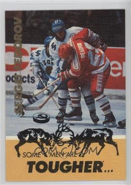 1991-92 Tri-Globe Russia Sergei Fedorov - [Base] #3 - Sergei Fedorov