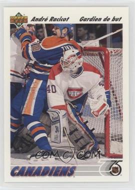 1991-92 Upper Deck - [Base] - French #377 - Andre Racicot