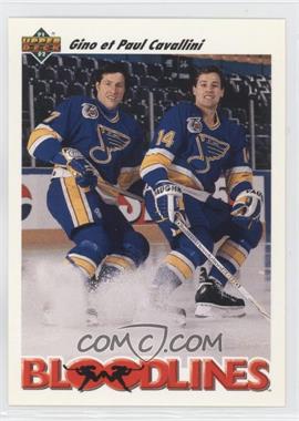 1991-92 Upper Deck - [Base] - French #646 - Gino Cavallini, Paul Cavallini