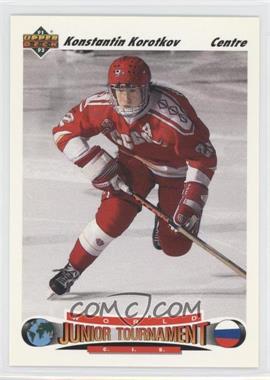 1991-92 Upper Deck - [Base] - French #654 - Konstantin Korotkov