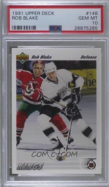 1991-92 Upper Deck - [Base] #148 - Rob Blake [PSA 10 GEM MT]