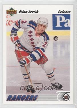 1991-92 Upper Deck - [Base] #153 - Brian Leetch