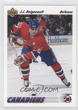 1991-92 Upper Deck - [Base] #170 - J.J. Daigneault