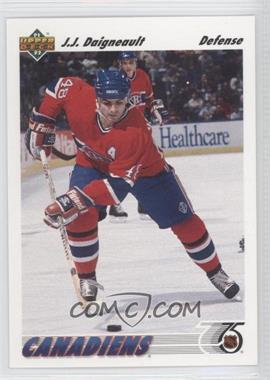 1991-92 Upper Deck - [Base] #170 - J.J. Daigneault