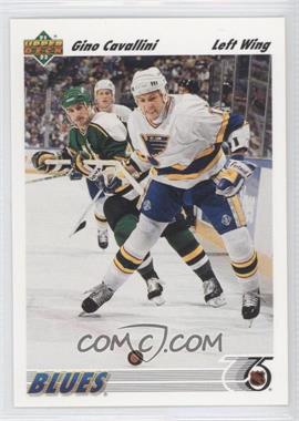 1991-92 Upper Deck - [Base] #187 - Gino Cavallini