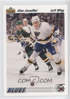 1991-92 Upper Deck - [Base] #187 - Gino Cavallini