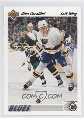 1991-92 Upper Deck - [Base] #187 - Gino Cavallini