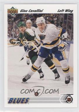 1991-92 Upper Deck - [Base] #187 - Gino Cavallini