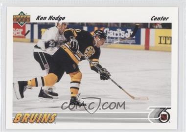 1991-92 Upper Deck - [Base] #251 - Ken Hodge