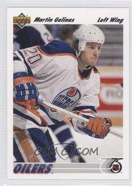 1991-92 Upper Deck - [Base] #266 - Martin Gelinas