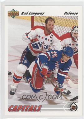 1991-92 Upper Deck - [Base] #314 - Rod Langway