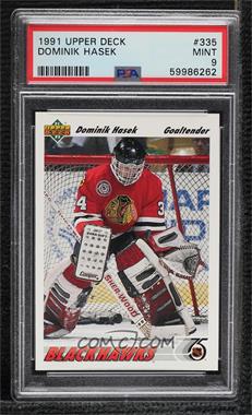 1991-92 Upper Deck - [Base] #335 - Dominik Hasek [PSA 9 MINT]