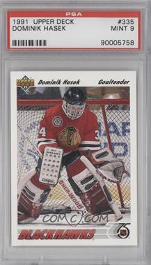 1991-92 Upper Deck - [Base] #335 - Dominik Hasek [PSA 9 MINT]