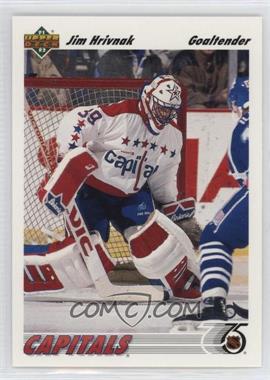 1991-92 Upper Deck - [Base] #343 - Jim Hrivnak