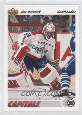 1991-92 Upper Deck - [Base] #343 - Jim Hrivnak