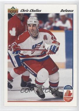 1991-92 Upper Deck - [Base] #37 - Chris Chelios