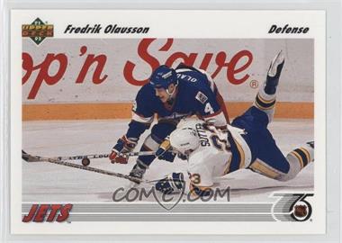 1991-92 Upper Deck - [Base] #383 - Fredrik Olausson