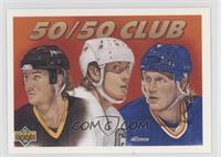 Mario Lemieux, Wayne Gretzky, Brett Hull [EX to NM]