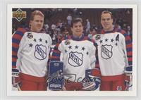 Checklist - Brian Leetch, Mike Richter, Mark Messier [Noted]