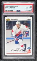 Eric Lindros (Wayne Gretzky Pictured on Back) [PSA 8 NM‑MT]