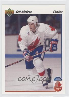 1991-92 Upper Deck - [Base] #9 - Eric Lindros (Wayne Gretzky Pictured on Back)
