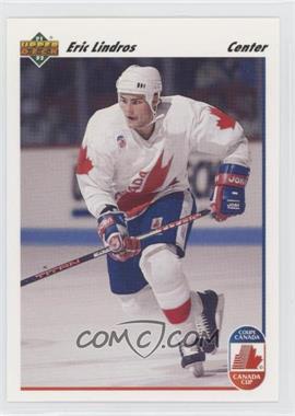 1991-92 Upper Deck - [Base] #9 - Eric Lindros (Wayne Gretzky Pictured on Back)