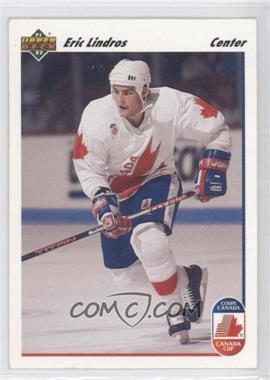 1991-92 Upper Deck - [Base] #9 - Eric Lindros (Wayne Gretzky Pictured on Back)