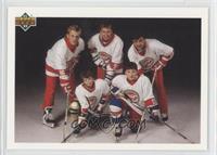 Brett Hull, Wayne Gretzky, Valeri Kamensky