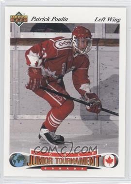 1991-92 Upper Deck Czech World Junior Tournament - [Base] #51 - Patrick Poulin