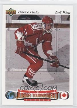 1991-92 Upper Deck Czech World Junior Tournament - [Base] #51 - Patrick Poulin