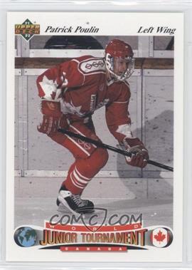 1991-92 Upper Deck Czech World Junior Tournament - [Base] #51 - Patrick Poulin