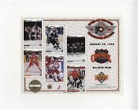 Campbell Conference All-Stars - Brett Hull, Luc Robitaille, Wayne Gretzky, Al M…