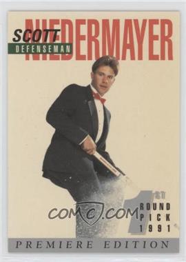 1991 Arena Draft Tuxedo Exclusive Premiere Edition - [Base] - French #2 - Scott Niedermayer