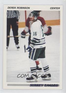 1992-93 British Columbia Junior BCJHL - [Base] #165 - Derek Robinson