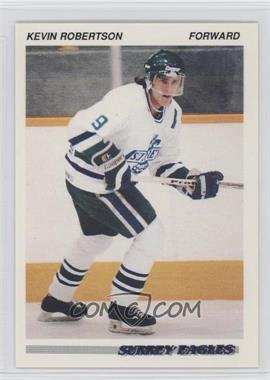1992-93 British Columbia Junior BCJHL - [Base] #170 - Kevin Robertson