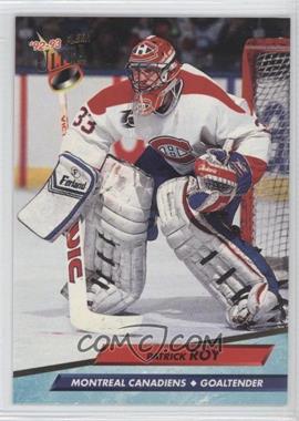 1992-93 Fleer Ultra - [Base] #108 - Patrick Roy