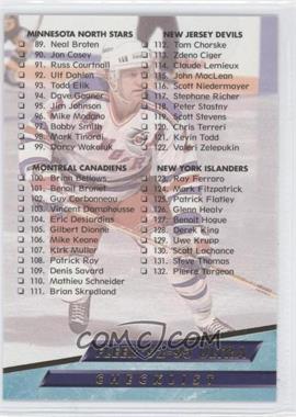 1992-93 Fleer Ultra - [Base] #249 - Checklist - Brian Leetch, Trevor Linden